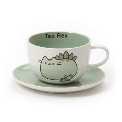 Enesco - Pusheen the Cat Tea-Rex Cup & Saucer