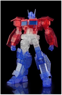 Transformers Optimus Prime IDW Clear Version Model Kit