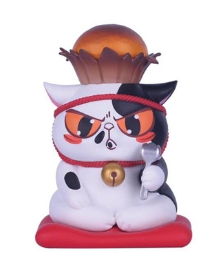 52Toys Food on Head Dessert Series Vinyl Figure - Cat with Muffin