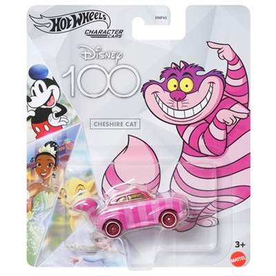 Hot Wheels Disney 100th Celebration Character Car Series Diecast - Cheshire Cat