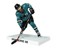Imports Dragon NHL 6" Figure - San Jose Sharks - Brent Burns