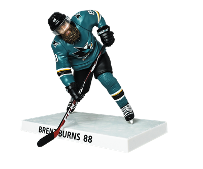 Imports Dragon NHL 6" Figure - San Jose Sharks - Brent Burns