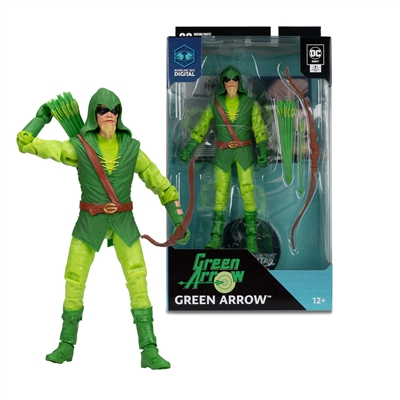 McFarlane DC Direct Digital 7" Action Figure - Green Arrow (Longbow Hunter)