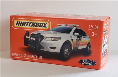 2022 Matchbox Power Grabs - Ford Police Interceptor  (42/100)