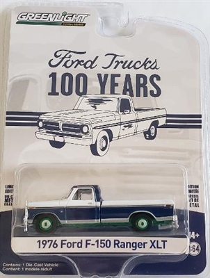 Greenlight Anniversary Collection Series 14 - 1976 Ford F-150 Ranger XLT (Ford Trucks 100th) - Green Machine