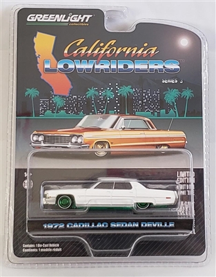 Greenlight Collectibles Lowriders Series 3 - 1972 Cadillac Sedan deVille (Green Machine)