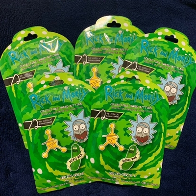 Rick and Morty Collectible Shaped Buttons - Set of 5pks