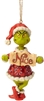 Jim Shore's Dr. Seuss The Grinch with Naughty/Nice Sign Ornament