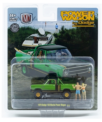 M2 Machines Diorama Auto-Figs R15 - 1979 Dodge 150 Macho Power Wagon