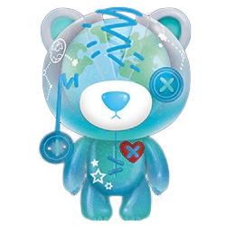 Joybrain Raggedy Teddy Shining Universe Series - Earth