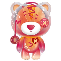 Joybrain Raggedy Teddy Shining Universe Series - Mars