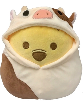 Squishmallow 8" Peeking Pooh Plush - Cow