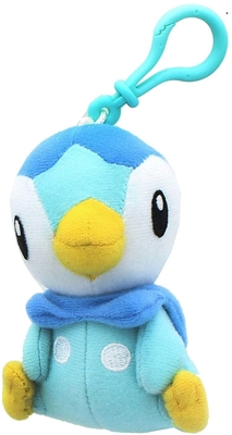 Pokemon 3.5" Plush Keychain - Piplup