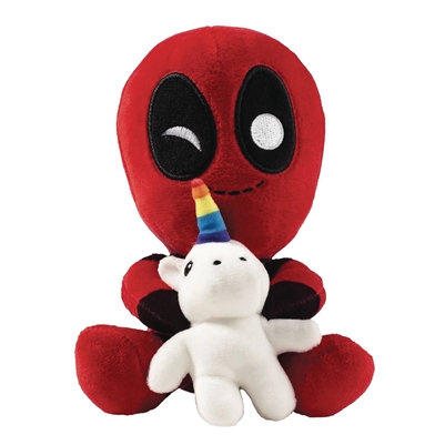 KidRobot Phunny 7.5" Plush - Deadpool with Unicorn