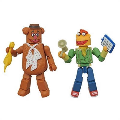 Minimates - The Muppets- Fozzie Bear & Scooter