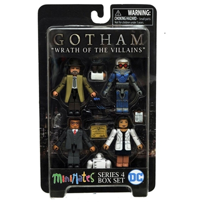 Minimates - Gotham "Wrath of the Villains" - Box Set of 4 Figures: Leslie, Hugo, Harvey & Mr. Freeze