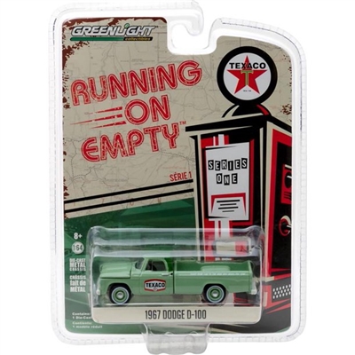 Greenlight - Running On Empty Series 1 - 1967 Dodge D-100 TEXACO Diecast Vehicle