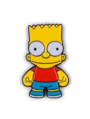 Kidrobot The Simpsons Enamel Pin Series - Bart