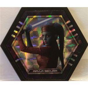 Star Wars Galactic Connexions - Aayla Secura - Black/Pattern Holographic Foil - Uncommon