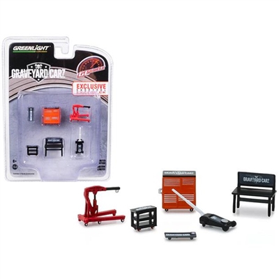 Greenlight Muscle 6 Piece Set Shop Tools Graveyard Carz (2012) TV Series