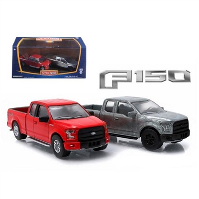 Greenlight - 2015 Ford F-150 Pickup Trucks Hobby Only Exclusive 2 Cars Set