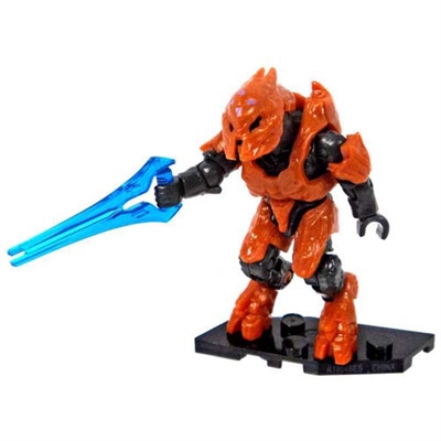 Mega Bloks Halo - Foxtrot Series - Mini Blind Bag Figure - Orange Elite Zealot