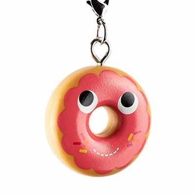 Kidrobot Yummy World Attack of the Donuts Keychain Series - Pink Frosted (2/24)