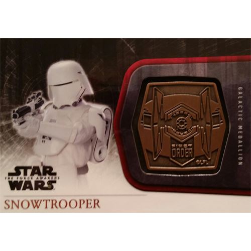 Topps 2015 The Force Awakens Series 1 - Snowtrooper Bronze Medallion M-59
