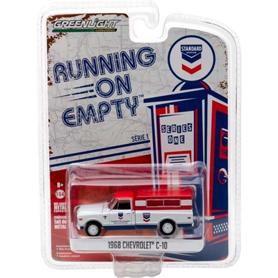 Greenlight - Running on Empty Series 1 1968 Chevrolet C-10 White Standard Oil