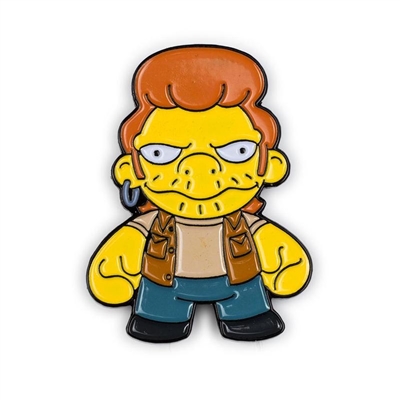 Kidrobot The Simpsons Enamel Pin Series - Snake