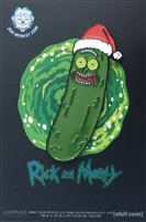 Christmas Pickle Rick! - Collectible Pin