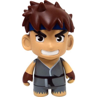 Kidrobot - Street Fighter - Ryu (Gray) 1/20