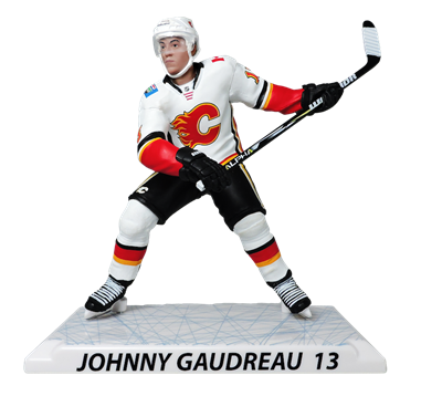 Imports Dragon NHL 6" Figure - Calgary Flames - Johnny Gaudreau (Away Jersey)