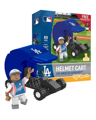 OYO MLB - Los Angeles Dodgers Helmet Cart with Minifigure