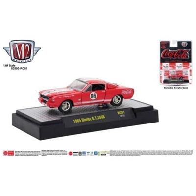 M2 Machines Limited Edition Coca-Cola Detroit Muscle Series - 1965 Shelby GT 350R