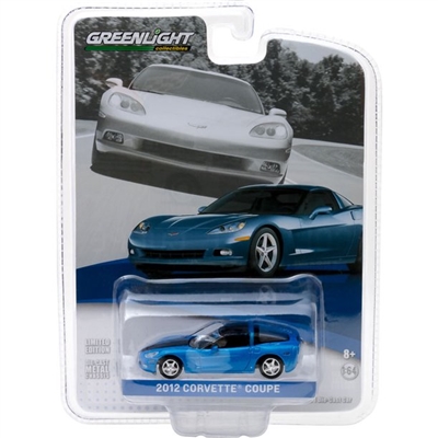 Greenlight - General Motors Collection Series 1 - 2012 Corvette C6 Supersonic Blue