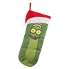 Kurt Adler 19" Holiday Stocking - Rick and Morty Pickle Rick with Santa Hat