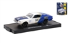 M2 Machines Auto-Drivers Release 49 - 1968 Ford Mustang GT 390 (Goodyear Racing) Bright White