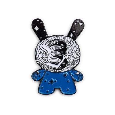 Kidrobot -Arcane Divination Tarot Enamel Pin Series - Sun Moon