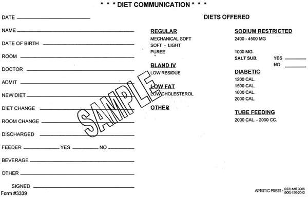 Diet Communication
