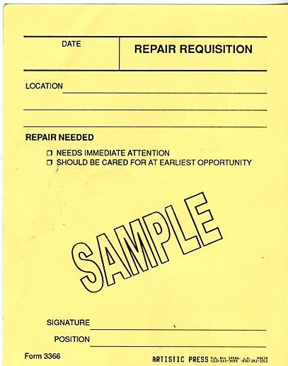 Repair Requisition