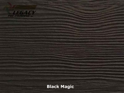 Allura, Pre-Finished Fiber Cement Lap Siding - Black Magic