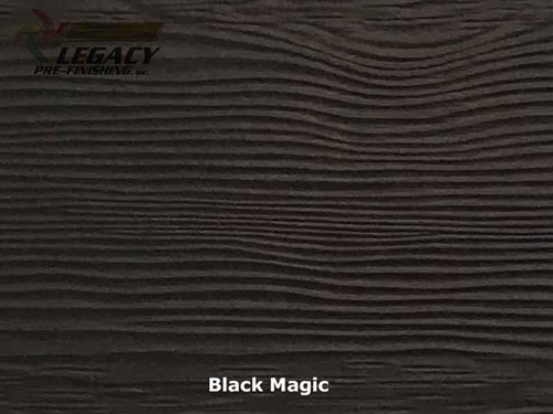 Allura, Pre-Finished Fiber Cement Lap Siding - Black Magic