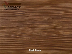 Allura, Pre-Finished Fiber Cement Cedar Lap Siding - Red Teak Stain
