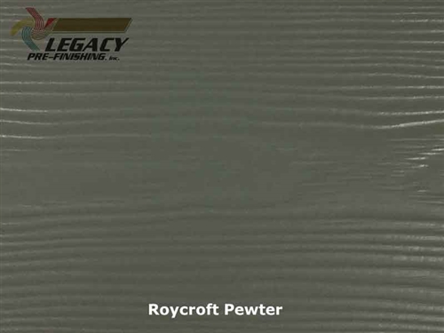 Allura, Pre-Finished Fiber Cement Lap Siding - Roycroft Pewter