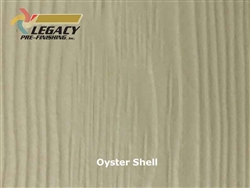 Allura Prefinished Vertical Panel Siding - Oyster Shell