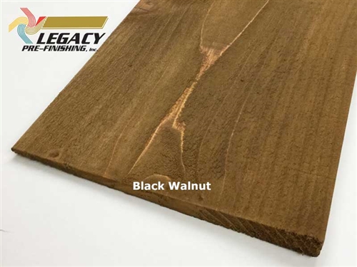 Prefinished Cedar Bevel Siding - Black Walnut Stain