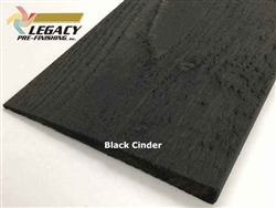 Prefinished Cedar Plain Bevel Siding - Black Cinder Stain