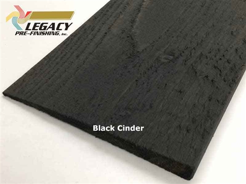 Prefinished Cedar Plain Bevel Siding Black Cinder Stain