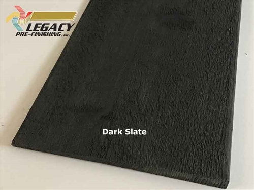 Prefinished Cedar Bevel Siding - Dark Slate